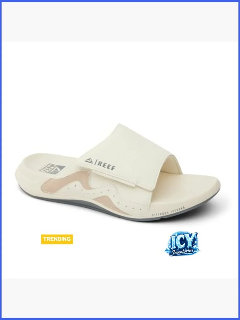 Men's Cruiser Slide Sandals with Memory Foam Footbed